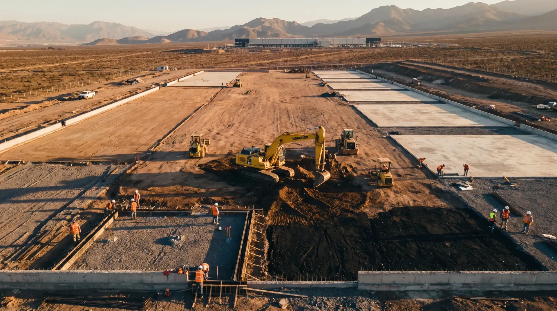 Obras Civiles: movimiento de tierra y pavimentos