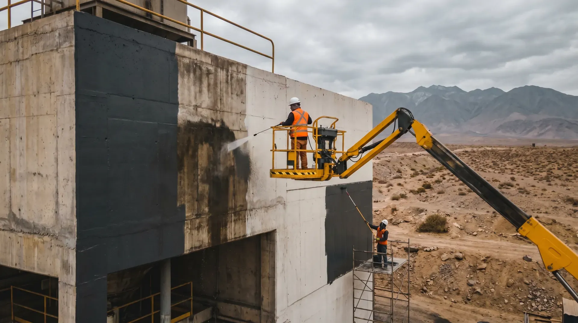 Mantenimiento e Infraestructura: pintura y limpieza industrial