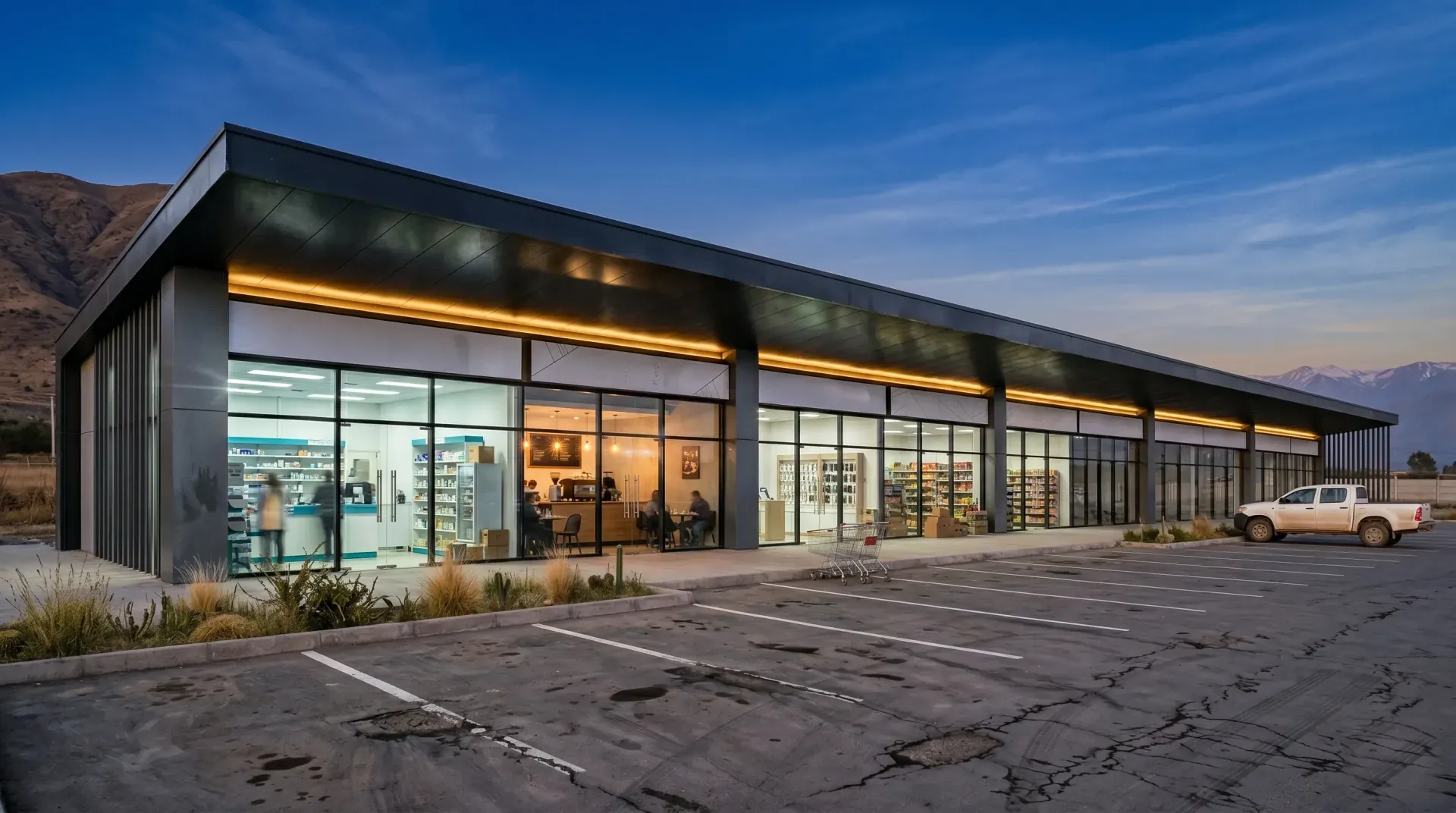 Retail Corporativo: strip center y habilitación de oficinas