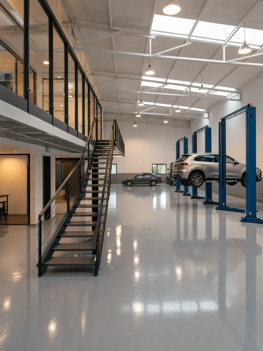 Local comercial automotriz San Miguel para Mecánica San Miguel, 1.000 m² en Chillán ejecutado por Constructora Futuro